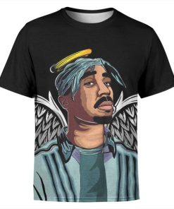 3D SHIRT -Tupac songs Hip Hop 80s Vintage Custom Graphic High Quality Polyester Printful