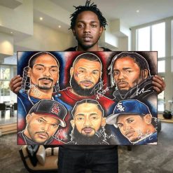 Hip Hop Rap Legends 90s Hip Hop Poster Canvas