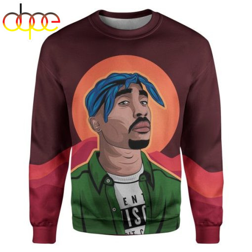 3D SHIRT -Tupac songs Hip Hop 80s Vintage Custom Graphic High Quality Polyester Printful