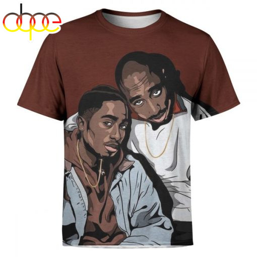 3D SHIRT -  Tupac net worth Hip Hop 80s Vintage Custom Graphic High Quality Polyester Printful