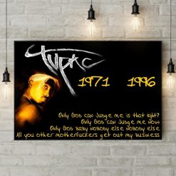 Tupac Shakur 1971 -1996 Print Poster Canvas
