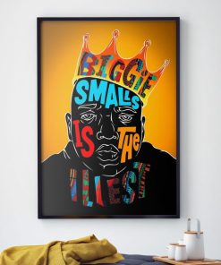Poster Canvas –Rapper Biggie Crown Edition