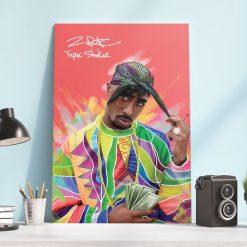 Tupac Dear Mama Hip Hop 80s Poster Canvas