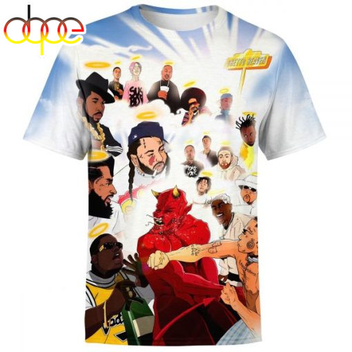 3D SHIRT - Hip hop from 90s Hip Hop 80s Vintage Custom Graphic High Quality Polyester Printful