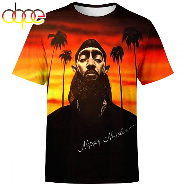 3D SHIRT -  Nipsey hussle quotes Hip Hop 80s Vintage Custom Graphic High Quality Polyester Printful