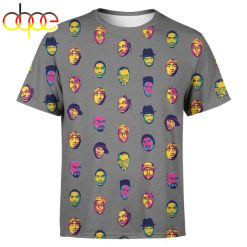 3D SHIRT - Hip hop songs of 90s Hip Hop 80s Vintage Custom Graphic High Quality Polyester Printful