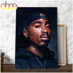 Tupac Shakur 90s Hip Hop Poster Canvas