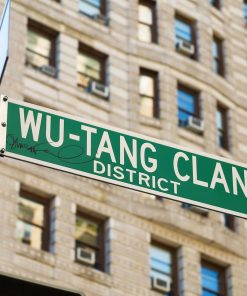 Wu-tang Clan Districk Signed By Ghostface Killah Himself Cut Metal Sign Home Decor ( 24x6)