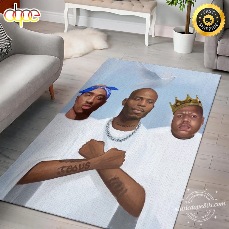 2Pac, DMX & Biggie Legend Hiphop80s Carpet