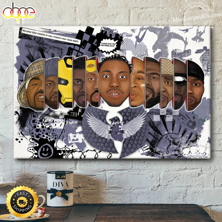 Wu-tang Clan Comin’ At You Protect Your Neck Kid Canvas Poster