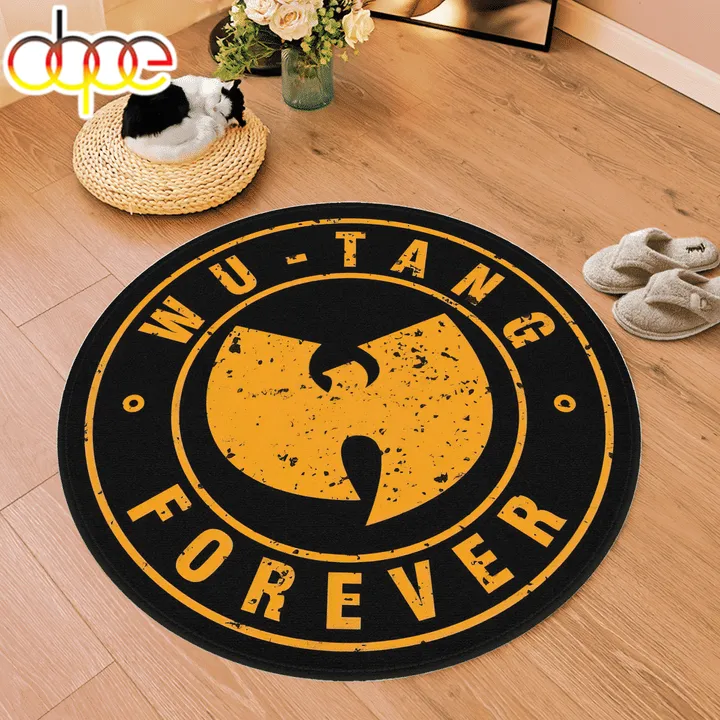 Wu-tang Clan Forever Logo Basic Round Carpet