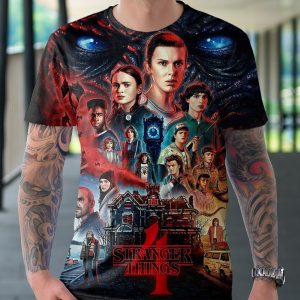 Stranger Things 4 Full Cast 3D Shirt All Over Print