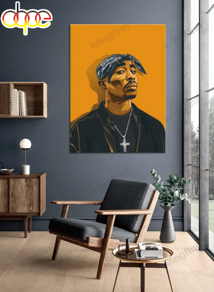 Tupac 90S West Coast California Poster Canvas – Musicdope80s.com