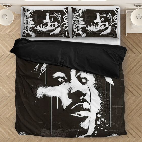 Tupac Live By The Gun Die By The Gun Bedding Set