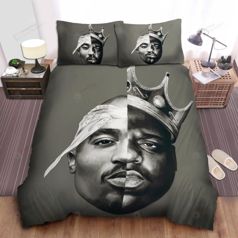 Tupac and Biggie Poster Bedding Set