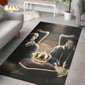 . 2Pac Thuglife & Notorious B.I.G. Ultimate Hip-Hop 90s Rug