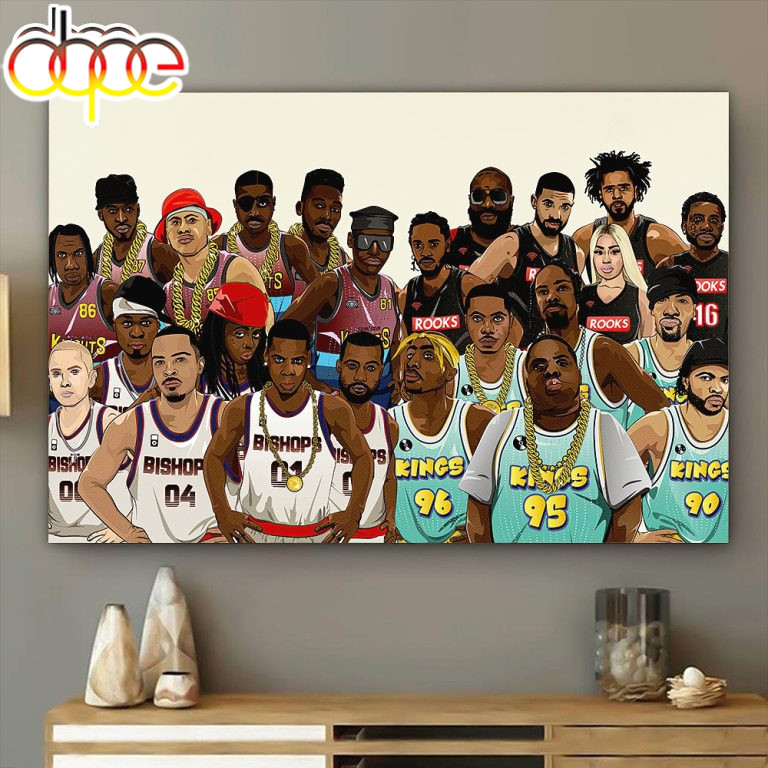 The Ultimate Rap Superteam Decade – 1980s to Present Poster Canvas