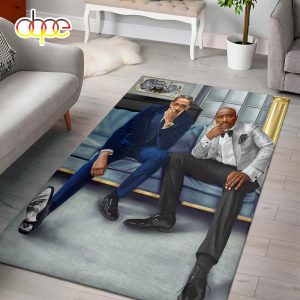 Tupac and Snoop Dogg Style Hip Hop 90s Rug