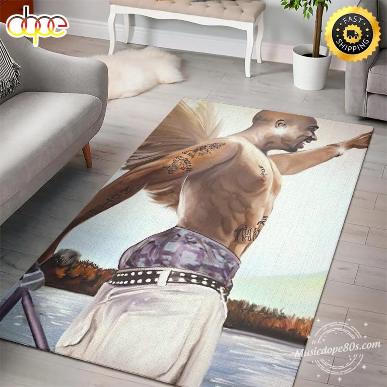 Tupac Shakur -Tupac Angel Hip Hop 90s Carpet