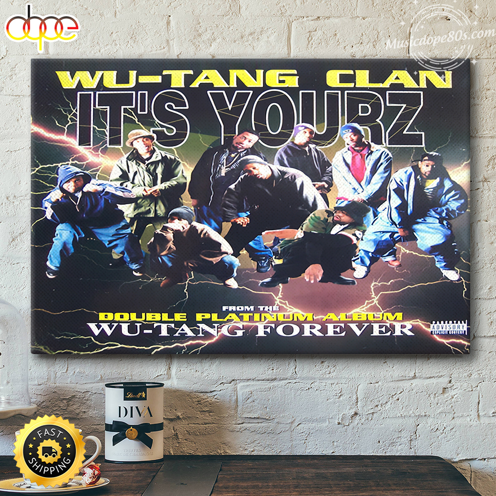 Wu-tang Clan It's Yourz Double Platinum Album Wu-tang Forever Poster Canvas  –