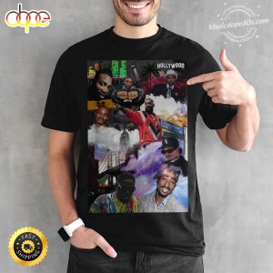Hip Hop 90s Style Black Rapper 90s T-shirt