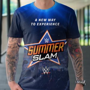 WWE SummerSlam 2022 Logo 3D Shirt