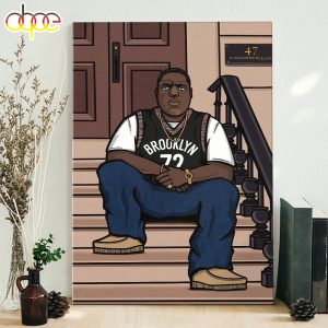 Gangsta Rap Notorious Biggie Epic Monochrome Poster Canvas