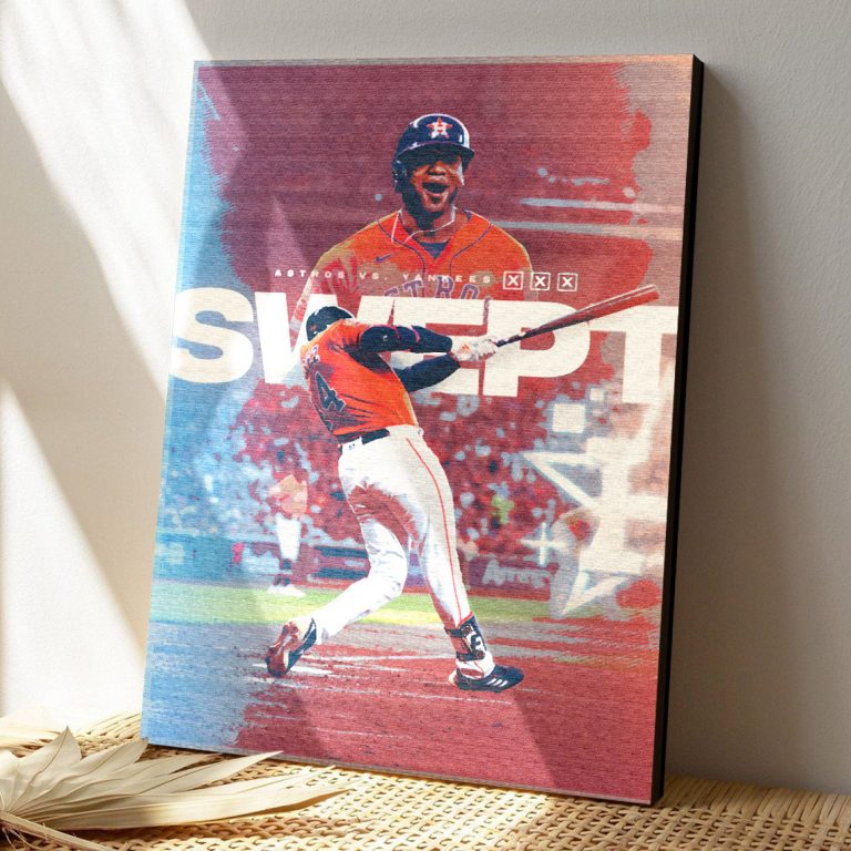 Yordan Alvarez - Houston Astros Vs Yankees - Doubleheader Sweep Poster Canvas