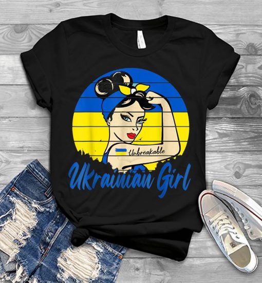 Ukrainian Strong Woman Vintage T-shirt