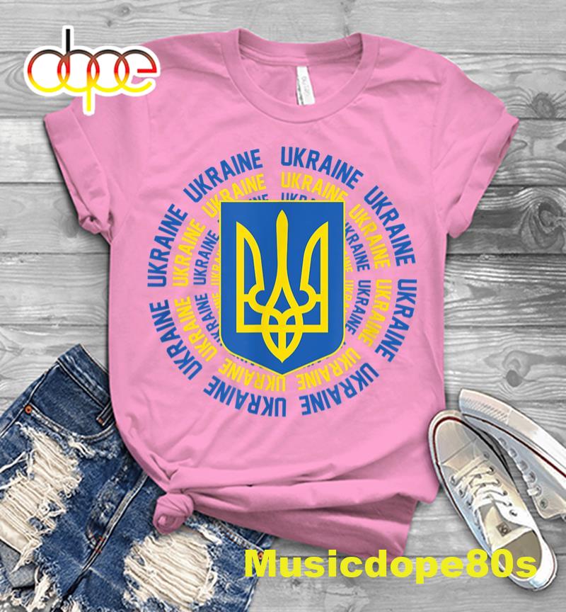 Ukrainian Flag Vintage Heritage Men T-shirt