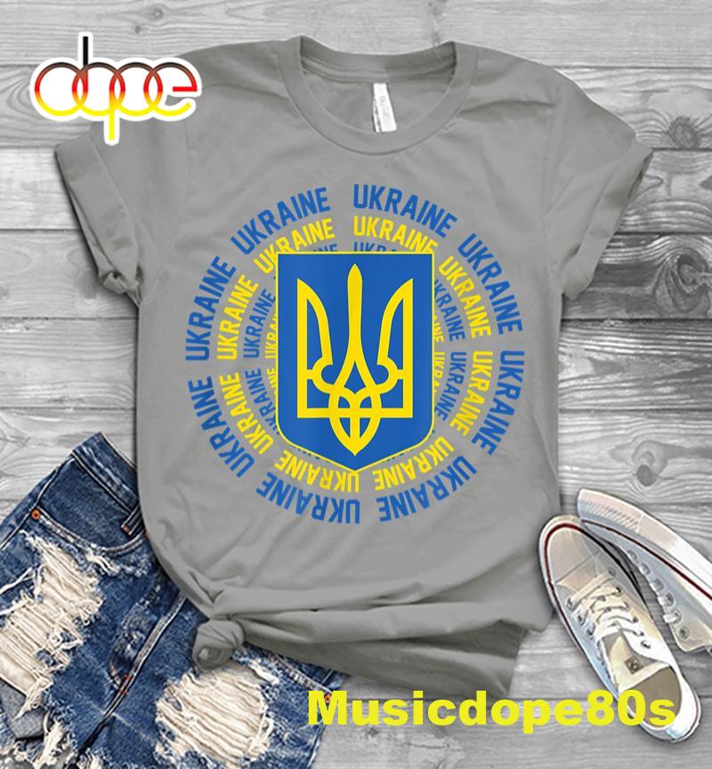 Ukrainian Flag Vintage Heritage Men T-shirt