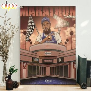 Nipsey Hussle The Marathon Hip-hop 90s Poster Canvas