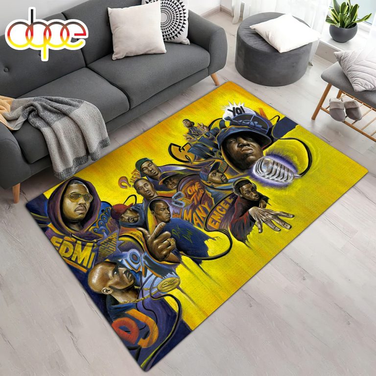 One Two Many Emcees All Hip-hop Legend Graffiti Rug