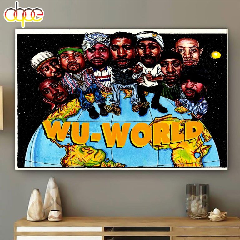 Wu-World Wu-Tang Clan Member Hip-hop Poster Canvas
