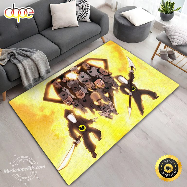 Wu Tang Clan Cartoon Sample Rug Carpet 