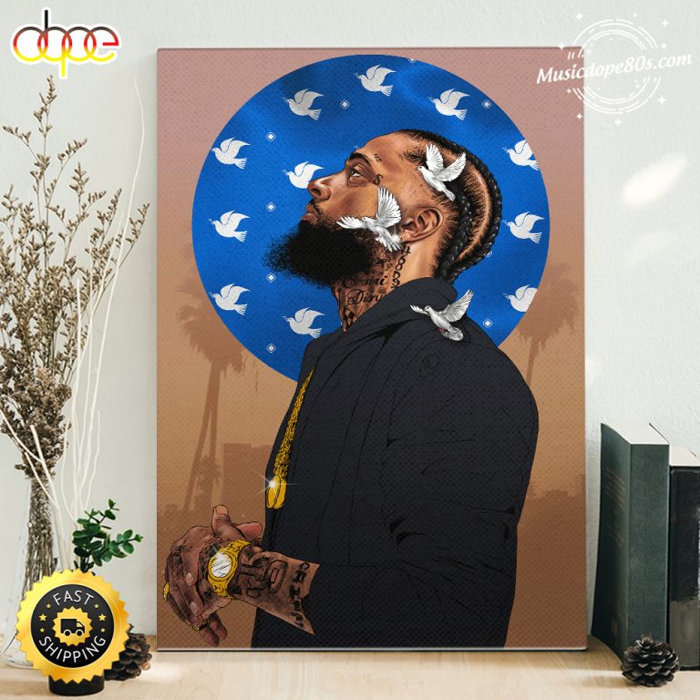 Nipsey Hussle Rest In Peace Canvas Poster