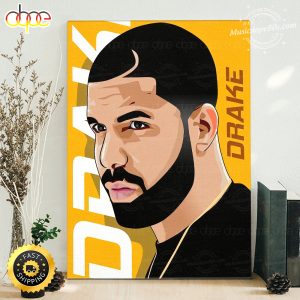 Hip hop Artist Drake Poster Poster Canvas