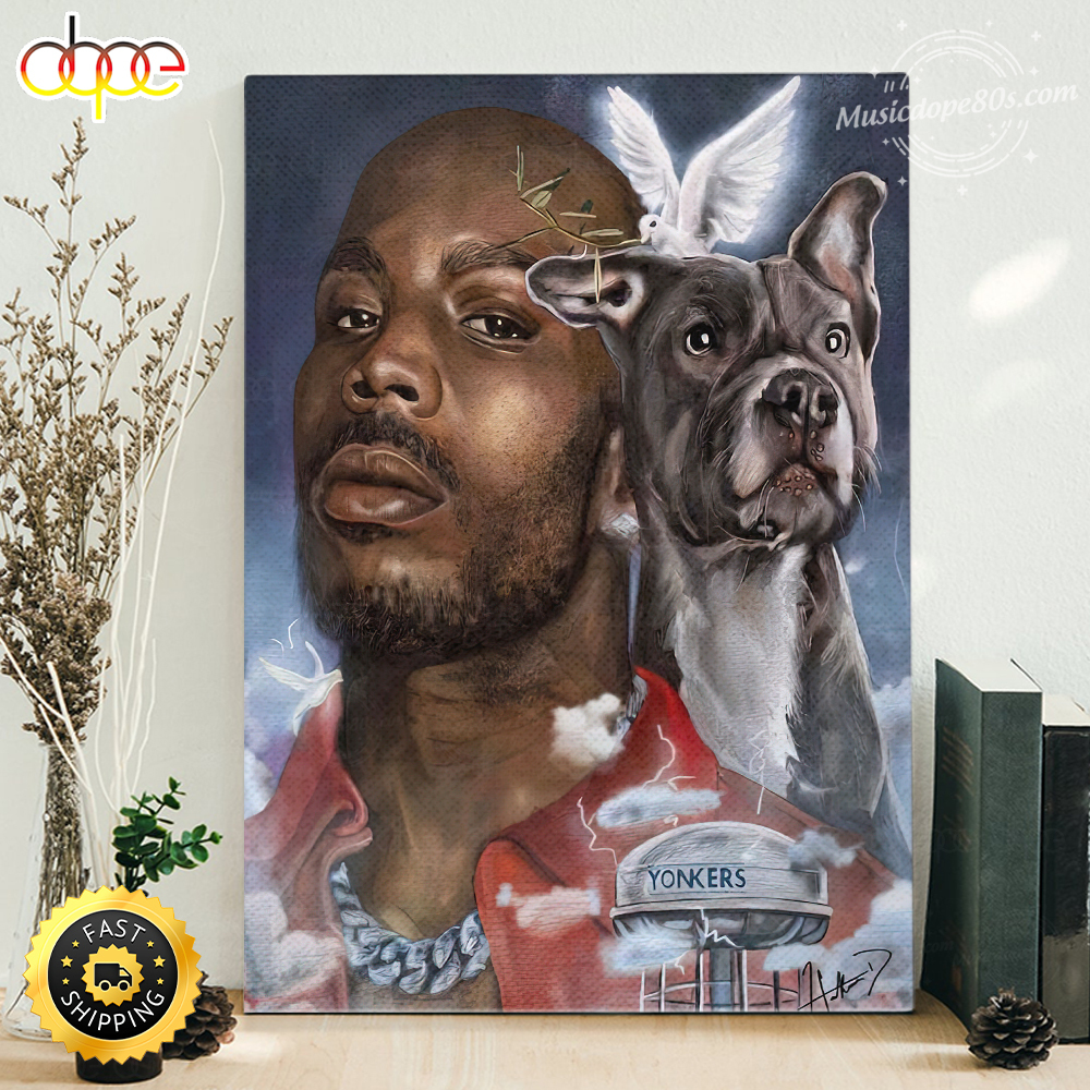 DMX Rap Singer Portrait Modern Abstract Painting Canvas