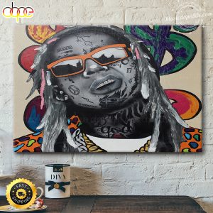 Lil Wayne Pop Art Hiphop Rapper Poster Canvas