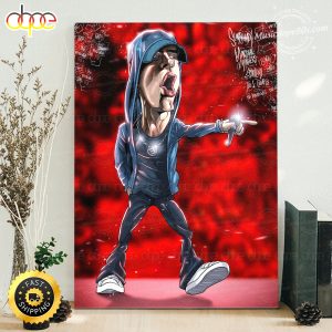 Rap God Eminem Digital Art Canvas Painting