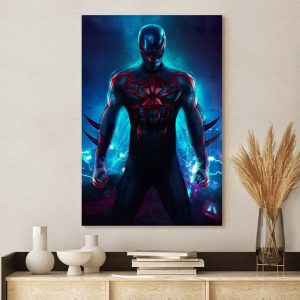 Spider Man 2099 – Miguel – Spider-Verse Canvas Poster