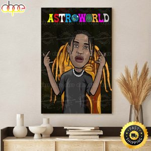 Travis Scott Alternate Astroworld Poster Canvas