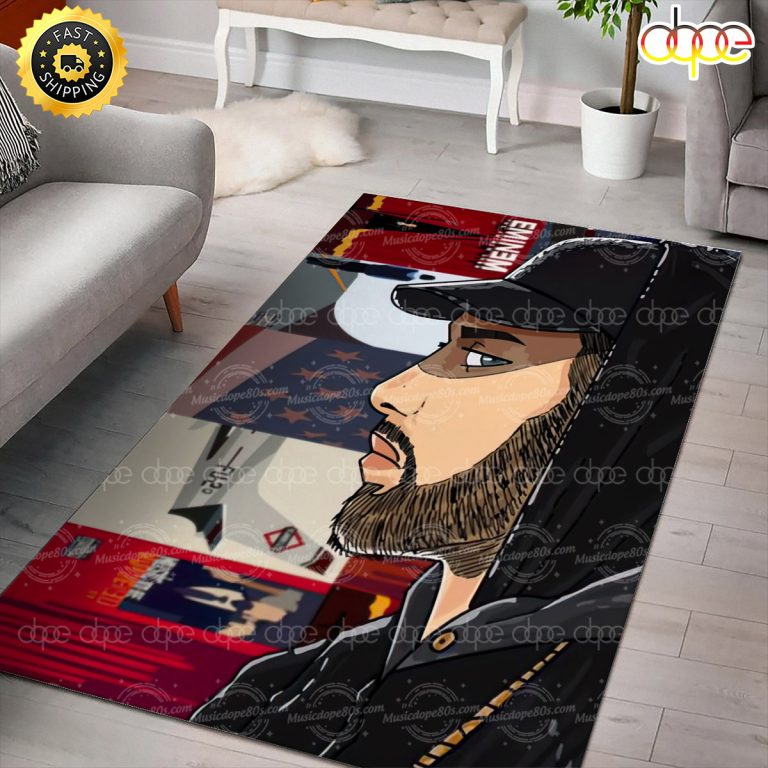 American Rapper Eminem Art Rug Carpet