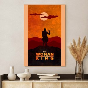 The Woman King 2022 Movies Poster Wall Art Canvas