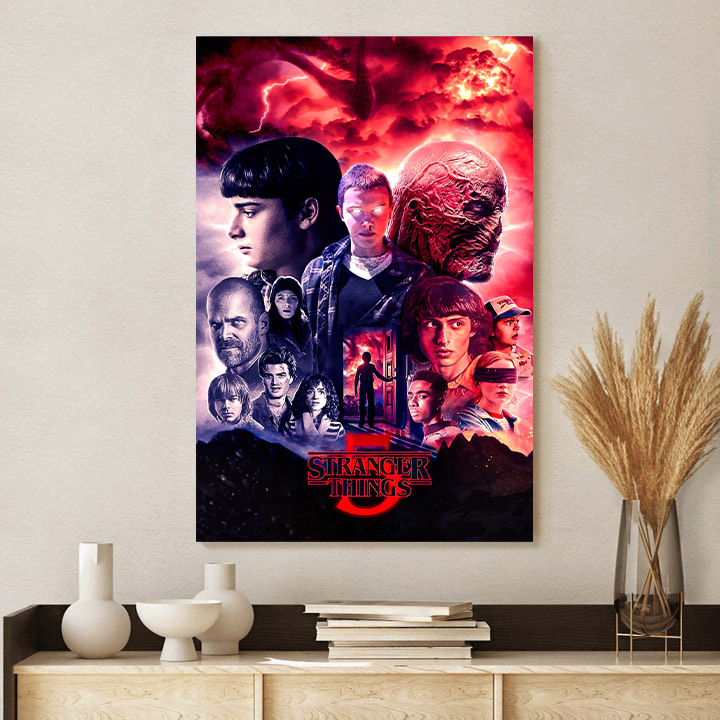Stranger Things 5 2022 Home Decor Poster Canvas