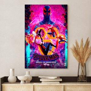 Spider-Man: Across the Spider-Verse Home Decor Poster Canvas