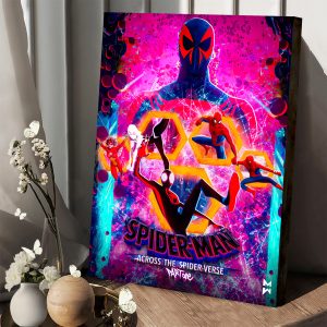 Spider-Man: Across the Spider-Verse Home Decor Poster Canvas