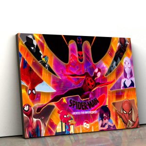 Spider Man: Across the Spider-Verse 2023 Poster Canvas