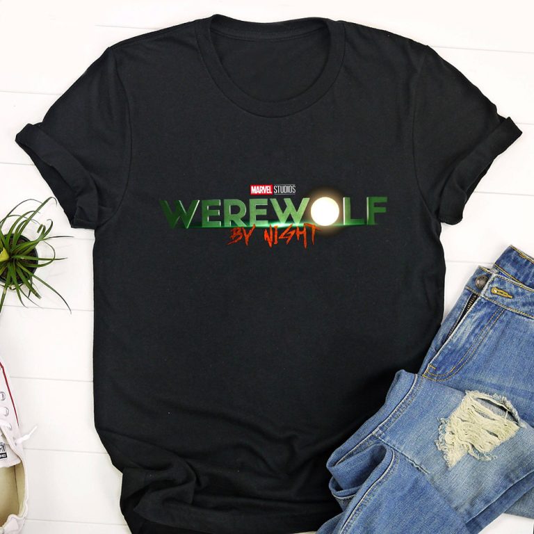 Werewolf By Night Marvel Studio's Official Logo Unisex T Shirt