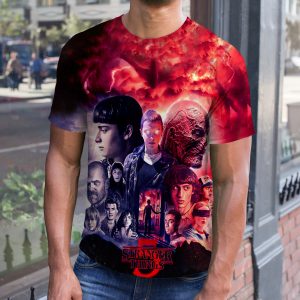 Stranger Things Final Season 2024 3D Shirt All Over Print T Shirt